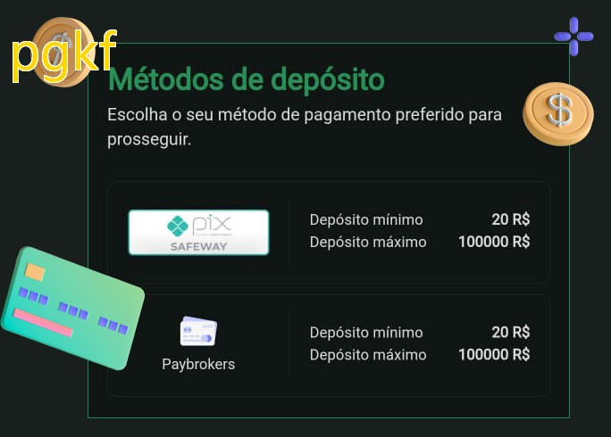 O cassino pgkfbet oferece uma grande variedade de métodos de pagamento